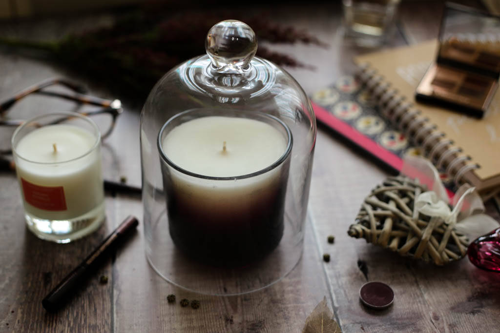 Next Dark Orchid & Patchouli Fragranced round Candle Jar